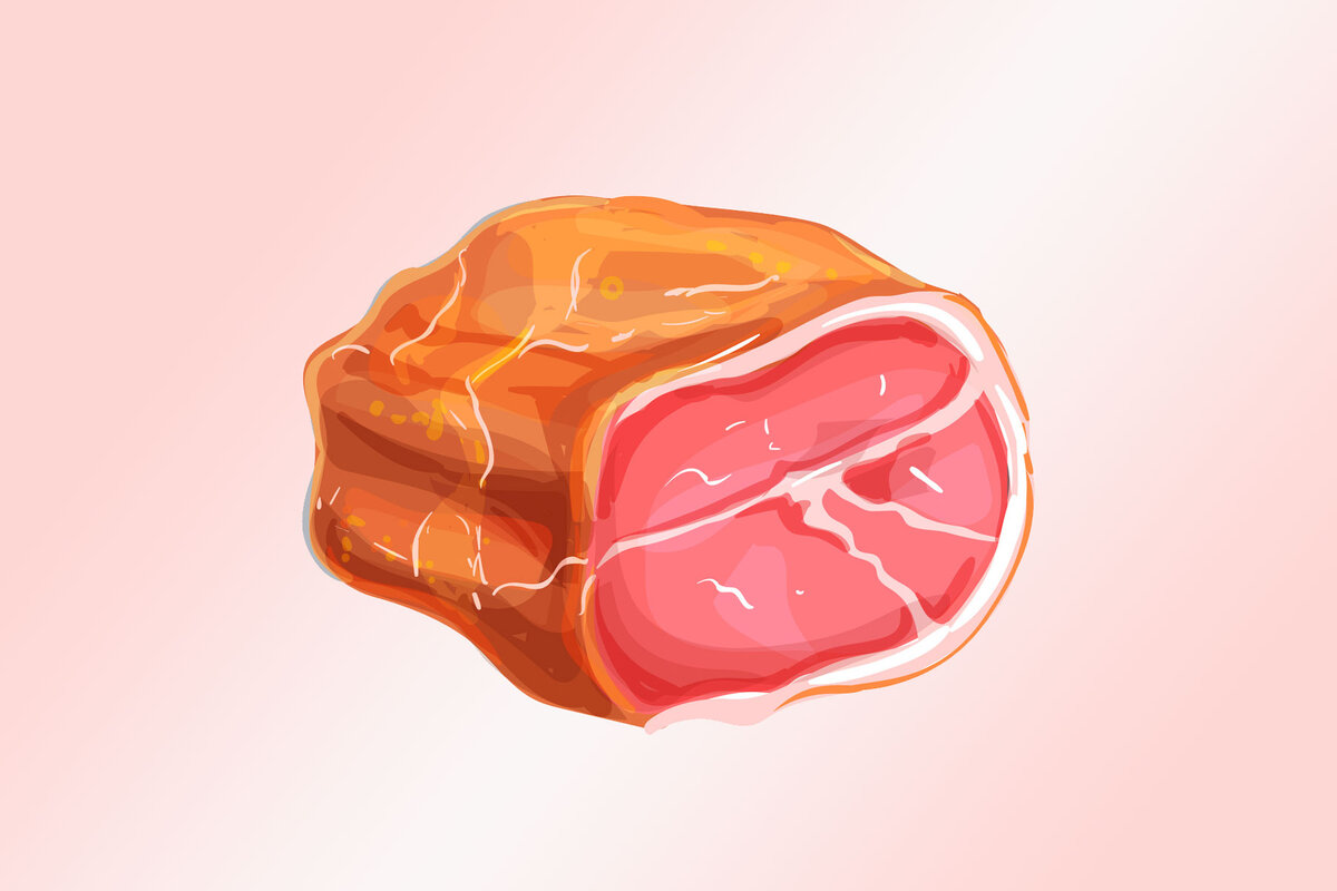 Vergleich von fettigem und magerem Fleisch